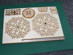 Laser Cut Flat Pack Christmas Tree Free DXF File
