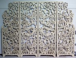 Laser Cut Screen With Dragon Free DXF File