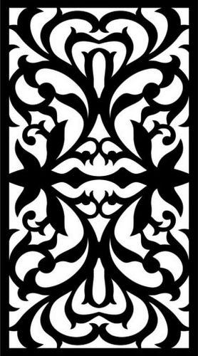 Decorative Screen Patterns For Laser Cutting 9 Free DXF File