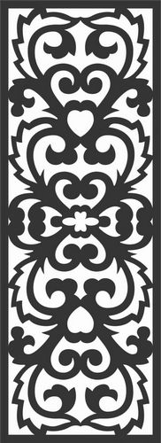 Decorative Screen Patterns For Laser Cutting 46 Free DXF File