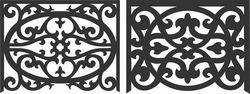 Decorative Screen Patterns For Laser Cutting 58 Free DXF File