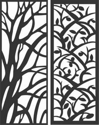 Decorative Screen Patterns For Laser Cutting 62 Free DXF File