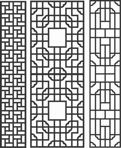 Decorative Screen Patterns For Laser Cutting 84 Free DXF File