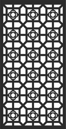 Decorative Screen Patterns For Laser Cutting 95 Free DXF File