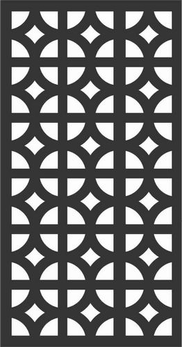 Decorative Screen Patterns For Laser Cutting 96 Free DXF File