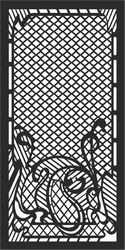 Decorative Screen Patterns For Laser Cutting 105 Free DXF File