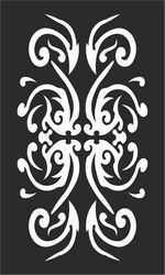 Decorative Screen Patterns For Laser Cutting 107 Free DXF File