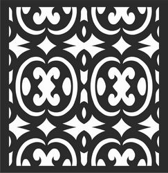Decorative Screen Patterns For Laser Cutting 112 Free DXF File