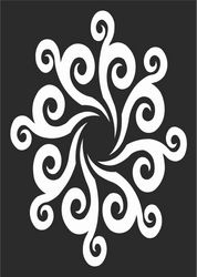 Decorative Screen Patterns For Laser Cutting 113 Free DXF File