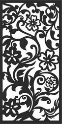 Decorative Screen Patterns For Laser Cutting 123 Free DXF File