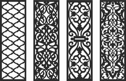 Decorative Screen Patterns For Laser Cutting 127 Free DXF File