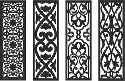 Decorative Screen Patterns For Laser Cutting 130 Free DXF File