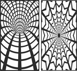 Decorative Screen Patterns For Laser Cutting 133 Free DXF File