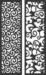 Decorative Screen Patterns For Laser Cutting 174 Free DXF File