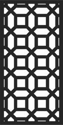 Decorative Screen Patterns For Laser Cutting 195 Free DXF File