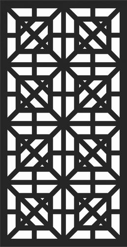 Decorative Screen Patterns For Laser Cutting 197 Free DXF File