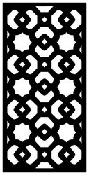 Decorative Screen Patterns For Laser Cutting 1912 Free DXF File