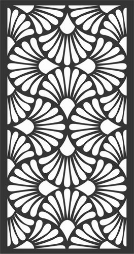 Floral Screen Patterns Design 15 Free DXF File