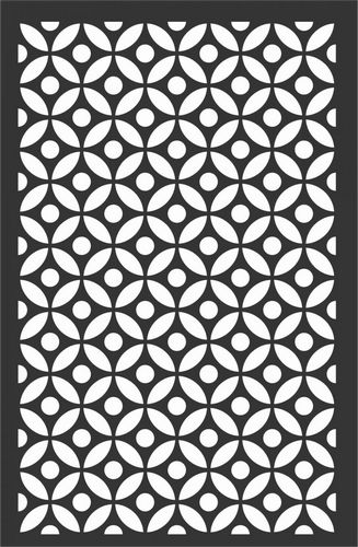 Floral Screen Patterns Design 20 Free DXF File