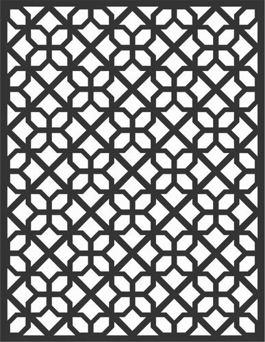 Floral Screen Patterns Design 22 Free DXF File