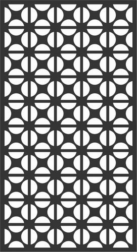 Floral Screen Patterns Design 31 Free DXF File