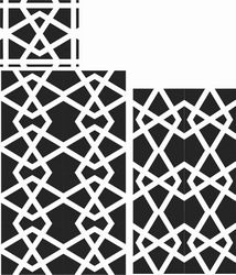 Floral Screen Patterns Design 35 Free DXF File