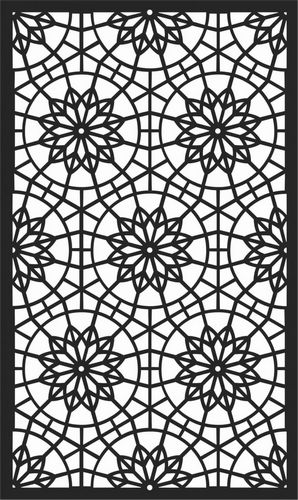 Screen Panel Patterns Seamless 15 Free DXF File