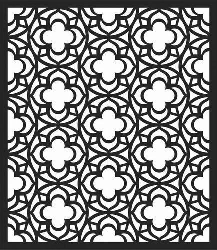 Screen Panel Patterns Seamless 19 Free DXF File