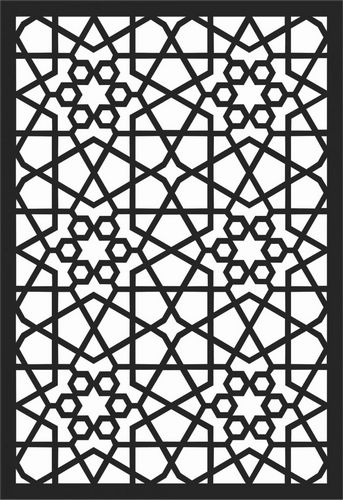 Screen Panel Patterns Seamless 29 Free DXF File