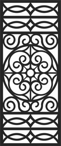 Screen Panel Patterns Seamless 74 Free DXF File