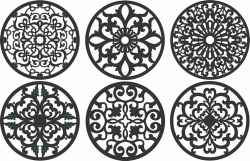 Screen Panel Patterns Seamless 95 Free DXF File